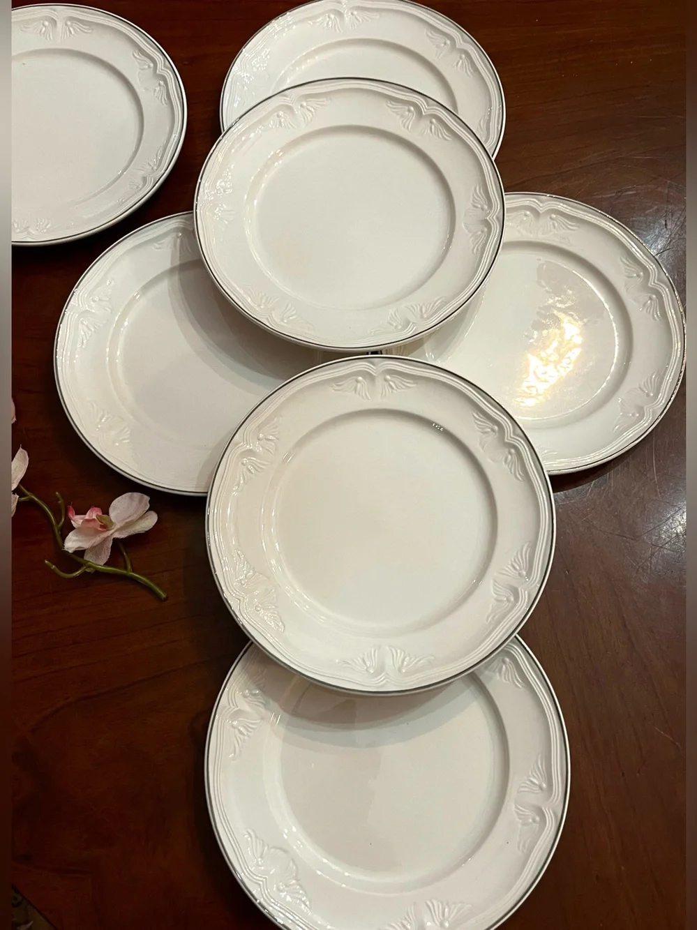 Villeroy & Boch Cortina 2000 Pattern Salad Plates 8-1/8” - Set of 7